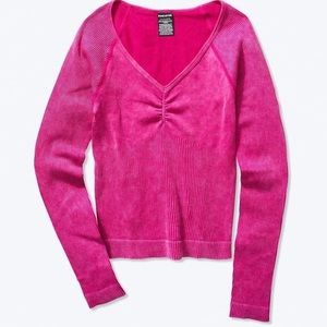 (M) Victoria’s Secret Seamless Active Top PINK COLLECTION